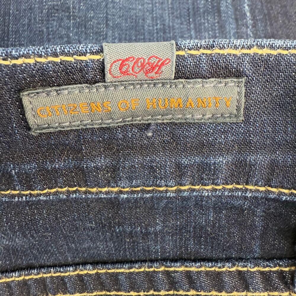 Citizens of Humanity Jeans Women's 28 (6) Dark Blue Straight Leg Classic Preppy - Picture 8 of 16